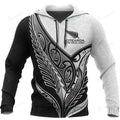 New Zealand Aotearoa Koru Hoodie Maori Fern Kiwi