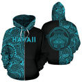 Polynesian Pride Hoodie Polynesian Madame Pele Kanaka Hawaii Zip Hoodie The Half Blue