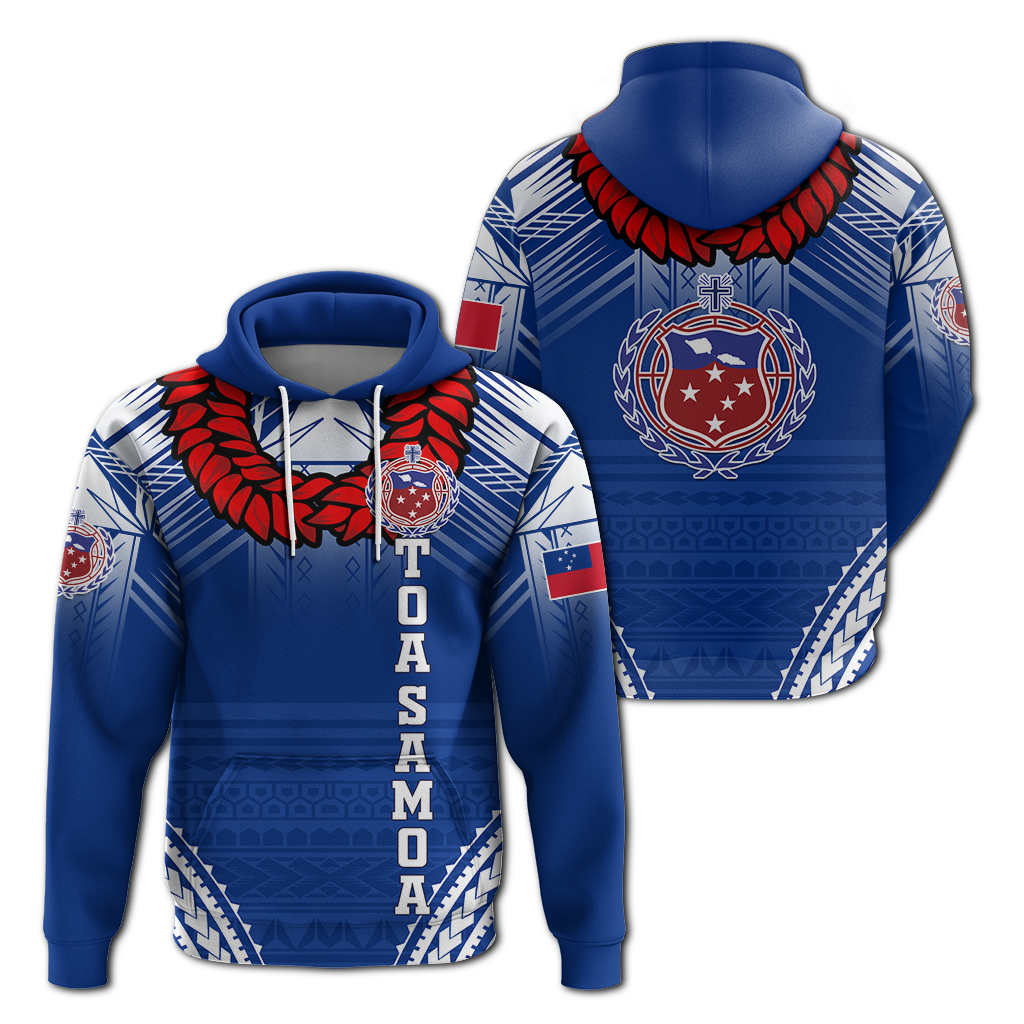 Toa Samoa Rugby Ula Fala Art Hoodie LT12