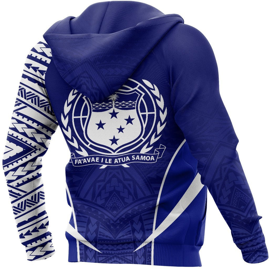 Samoa Active Special Hoodie Samoa Coat of Arms Polynesian Tattoo