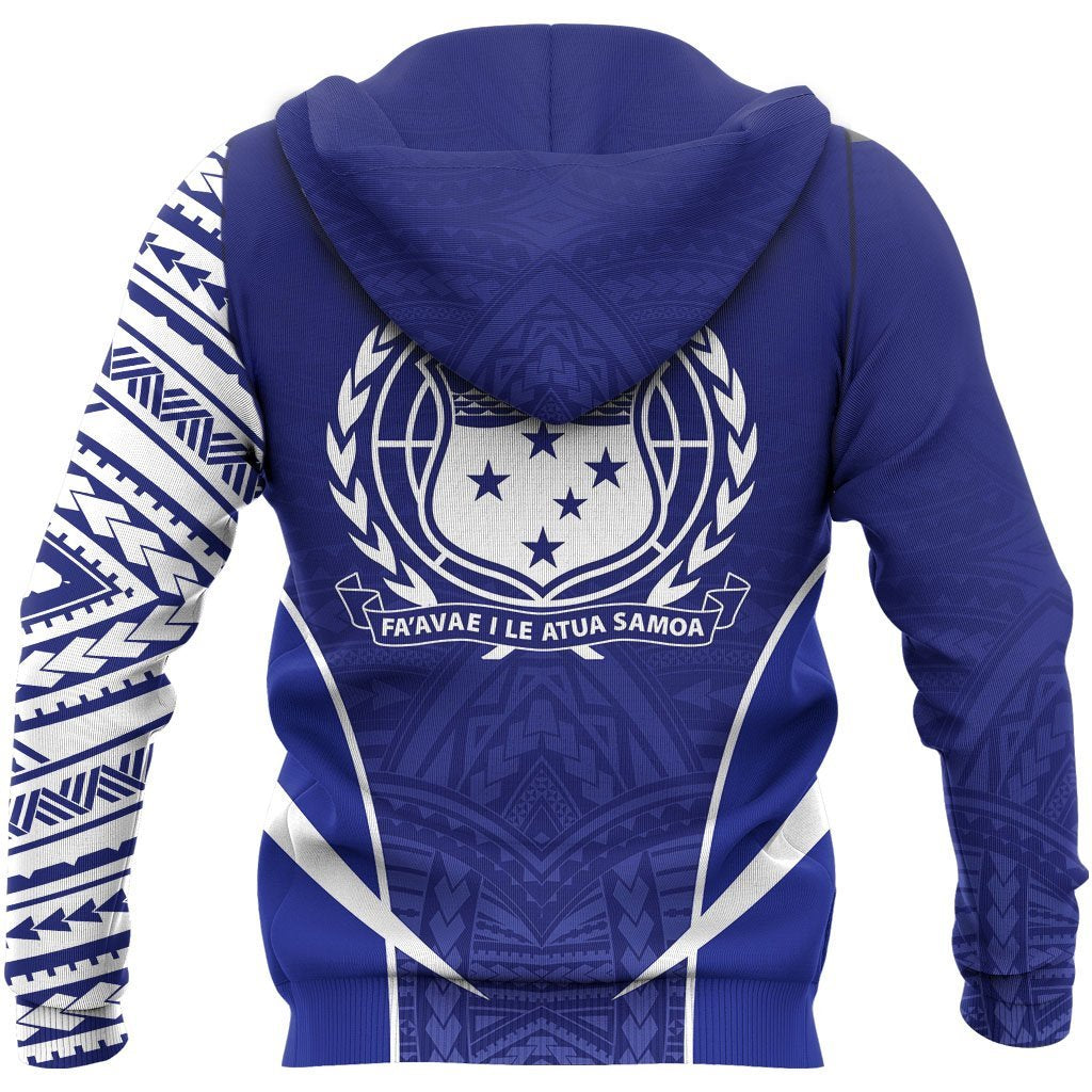 Samoa Active Special Hoodie Samoa Coat of Arms Polynesian Tattoo