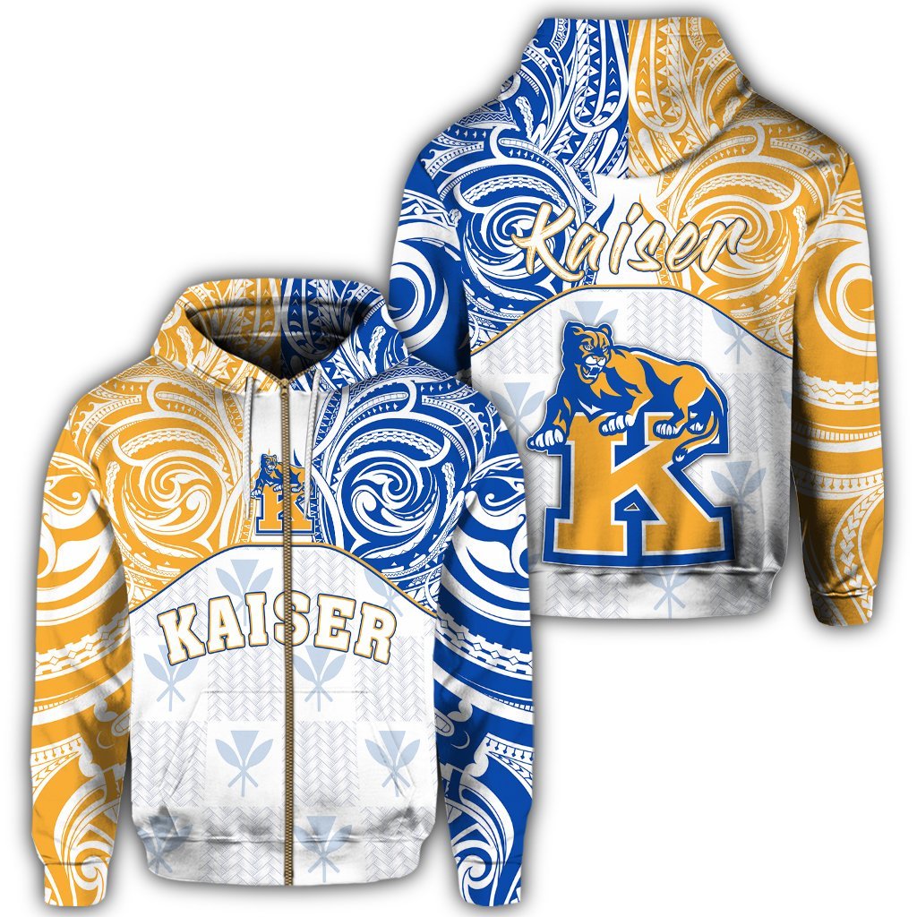 hawaiiZipper Hoodie Kanaka Kaiser High School Zipper Hoodie Demodern Style
