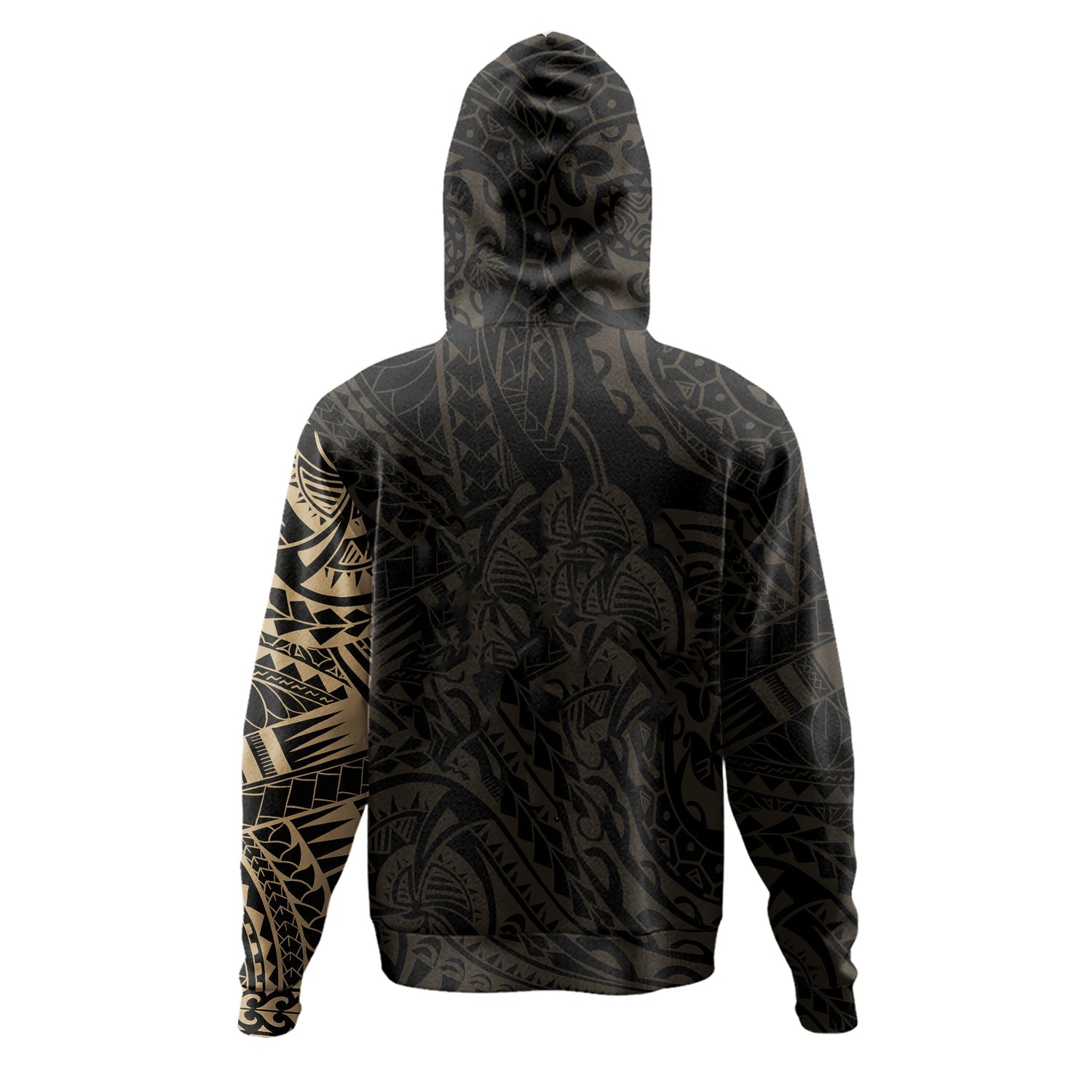 Philippines Polynesian Tribal Tattoo Style Gold Hoodie