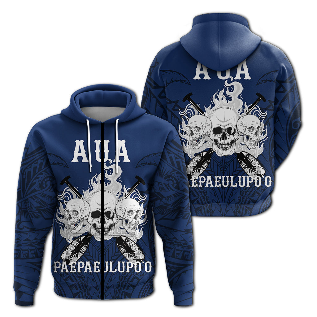 American Samoa Zip up Hoodie Aua Paepaeulupoo Pride LT12