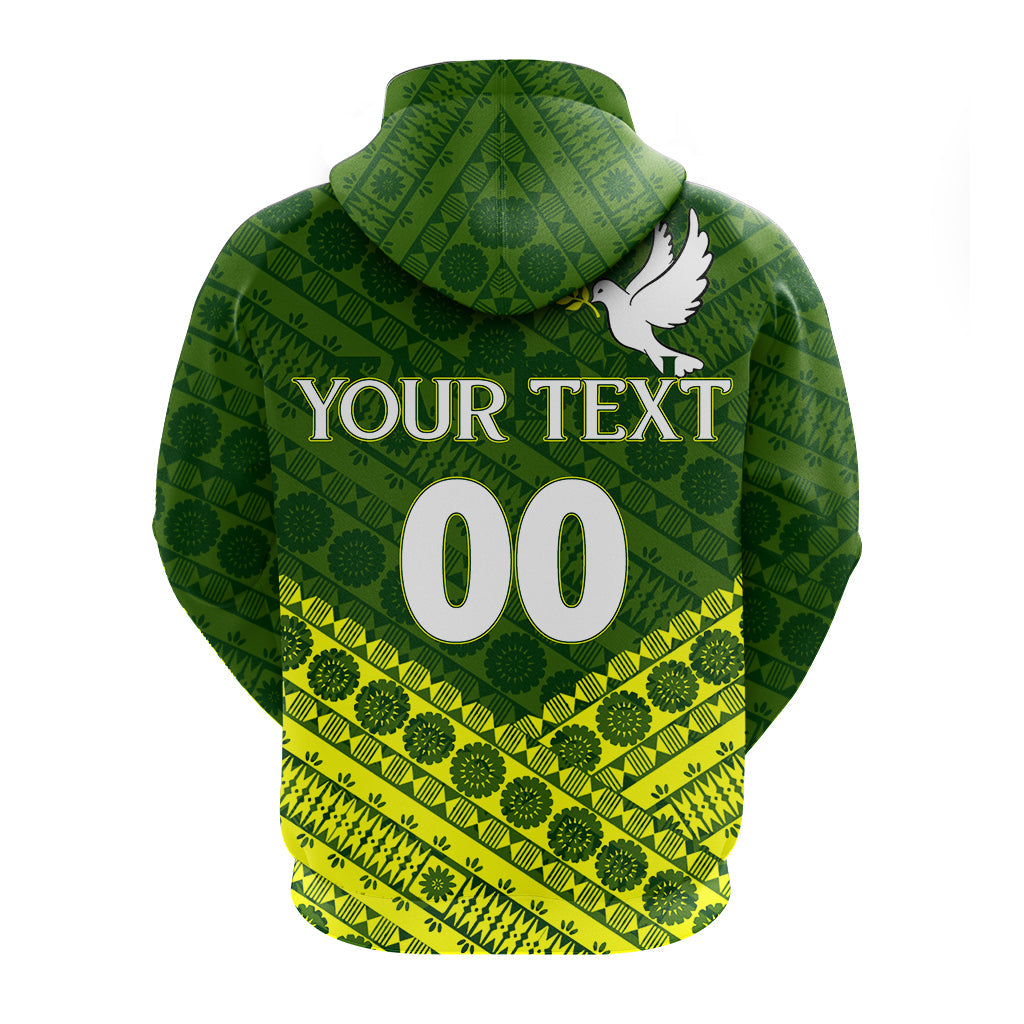 Custom Tailevu Rugby Union Fiji Hoodie Tapa Pattern LT12