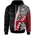 American Samoa Polynesian Custom Hoodie Wave Tattoo 2