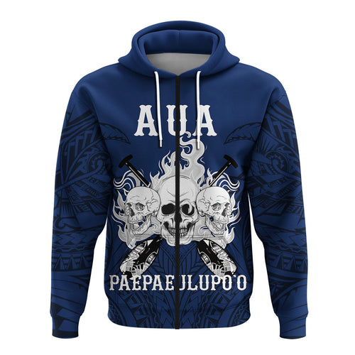 American Samoa Zip up Hoodie Aua Paepaeulupoo Pride LT12
