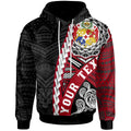 Tonga Polynesian Custom Hoodie Wave Tattoo