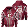 Hawaii Hoodie Farrington High Zip Hoodie