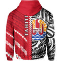 Tahiti Unique Zip Hoodie Polynesia Pattern LT13