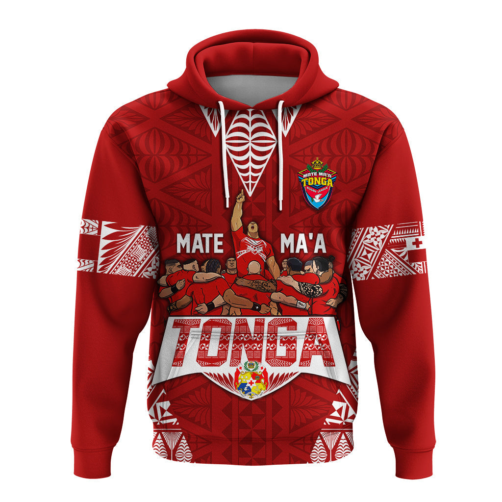 Custom Tonga Rugby Hoodie Mate Maa Tonga Warriors LT7