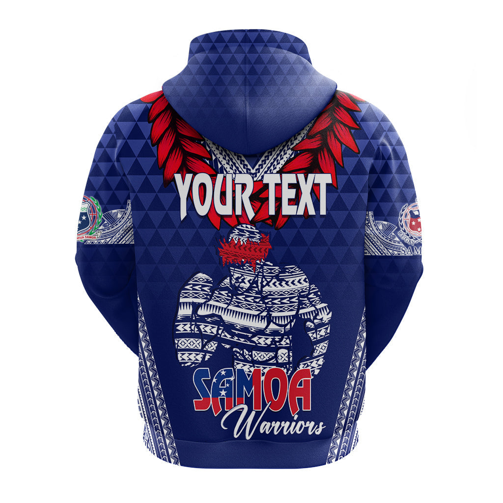 Custom Toa Samoa Hoodie Ulafala Style Samoa Warriors LT7