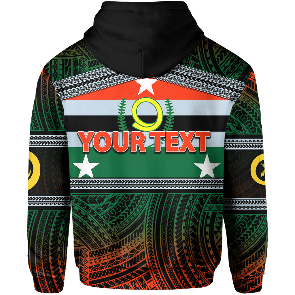 Custom Penama Province Hoodie of Vanuatu Polynesian Patterns LT6
