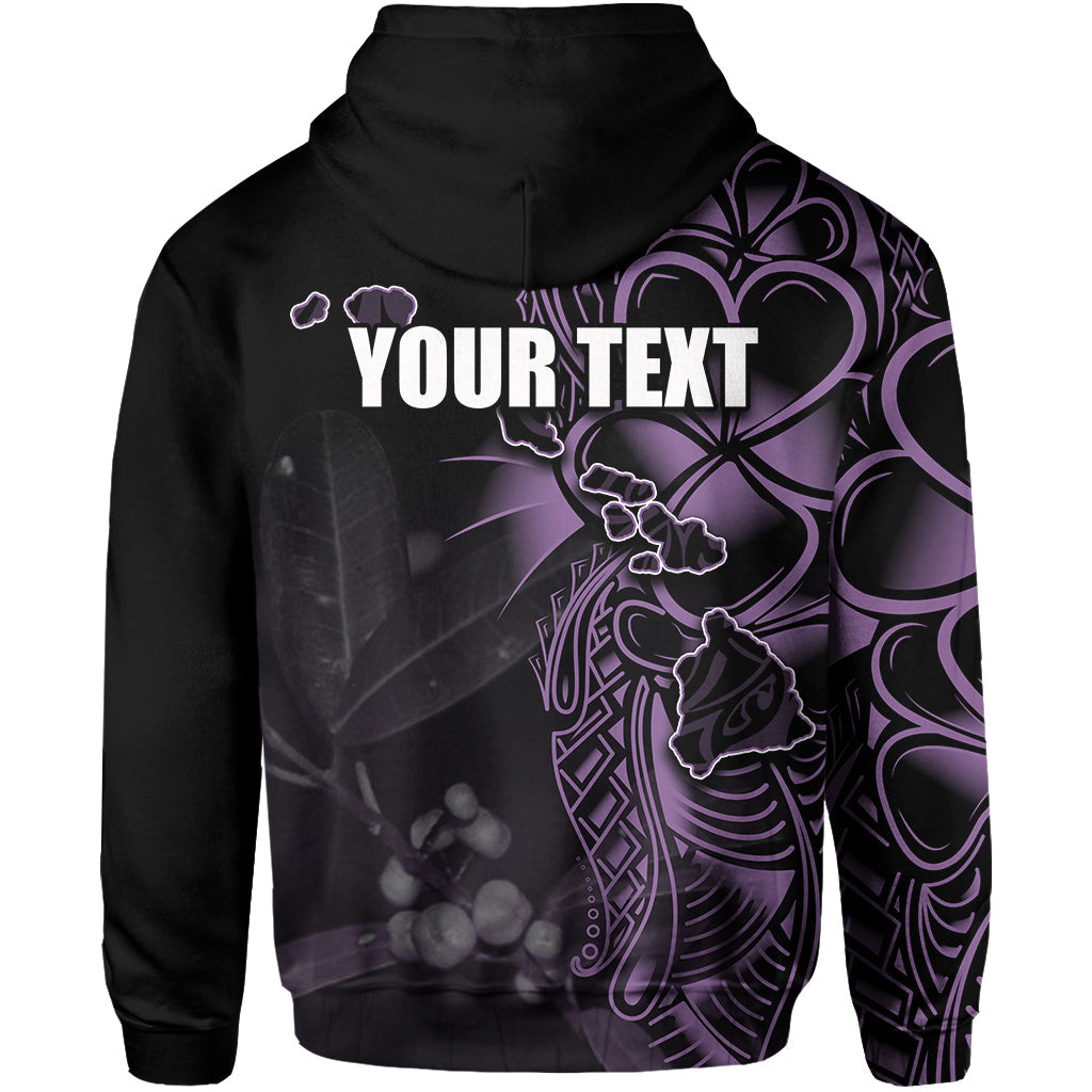 Custom Hawaiian Islands Zip Hoodie Kauai LT6