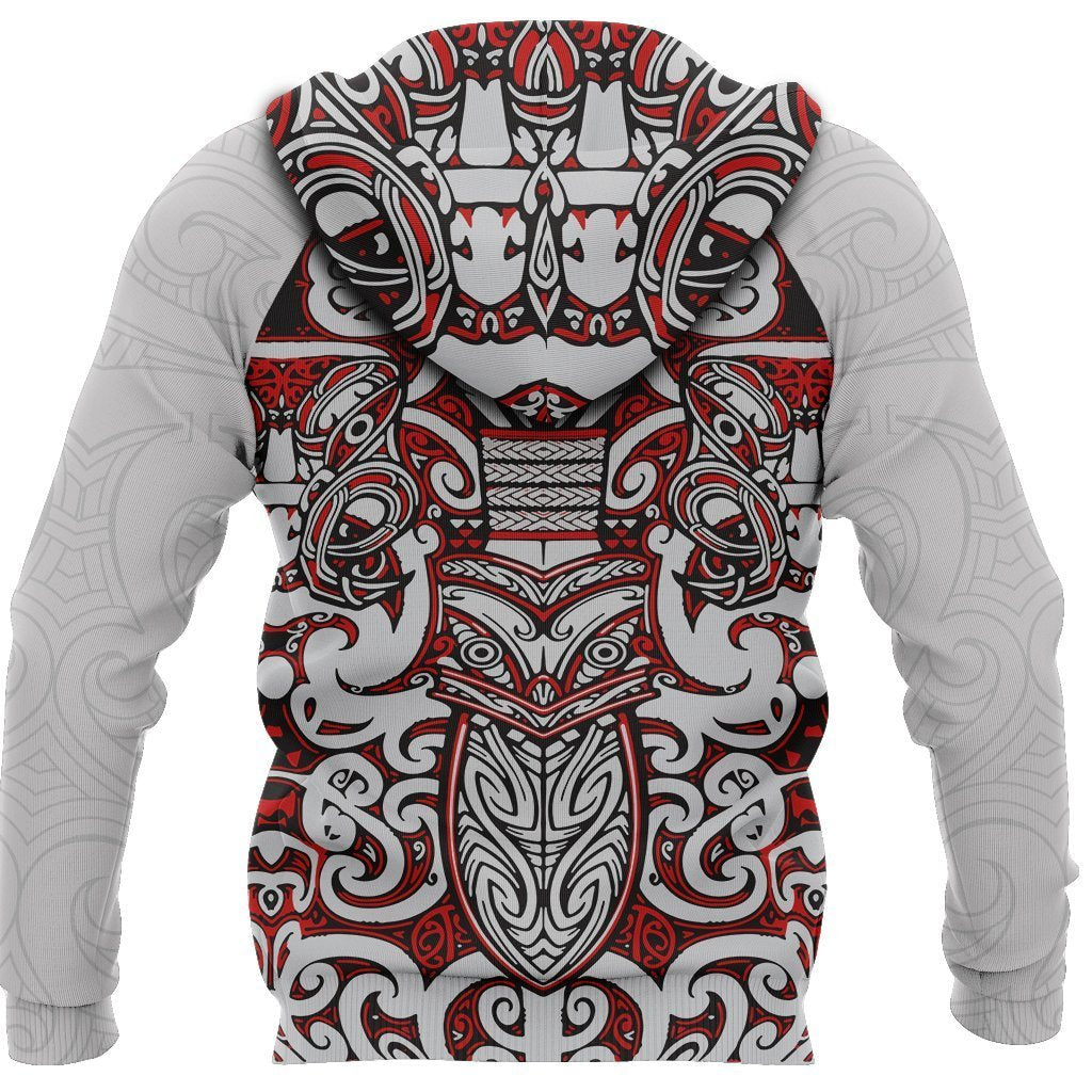 New Zealand Rugby Hoodie, Warriors Maori Tattoo Hoodie