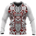 New Zealand Rugby Hoodie, Warriors Maori Tattoo Hoodie