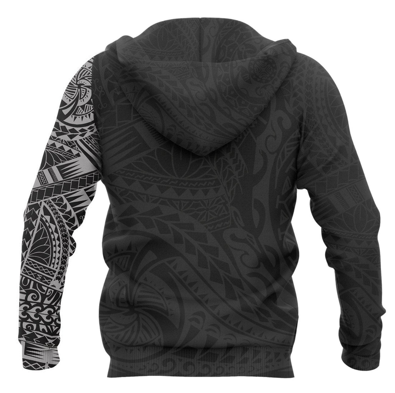 Custom Polynesian Hoodie Kanaka Maoli Flag Polynesian Tattoo Style Special Version