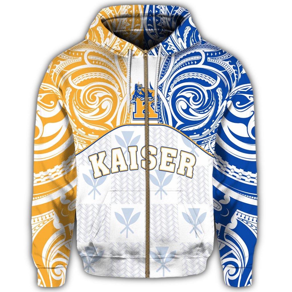 hawaiiZipper Hoodie Kanaka Kaiser High School Zipper Hoodie Demodern Style