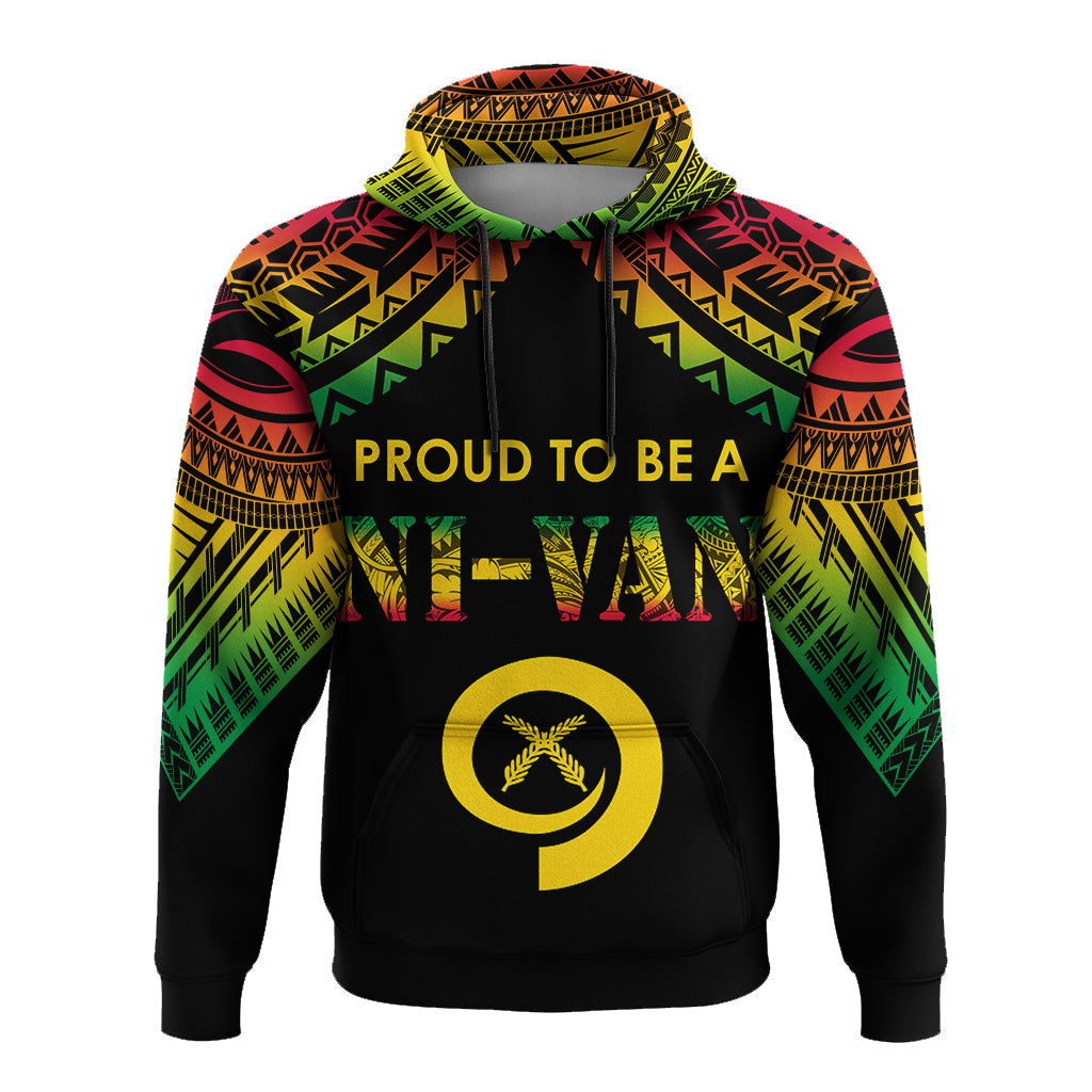Vanuatu Proud To Be A Ni Van Polynesian Pattern Hoodie LT7