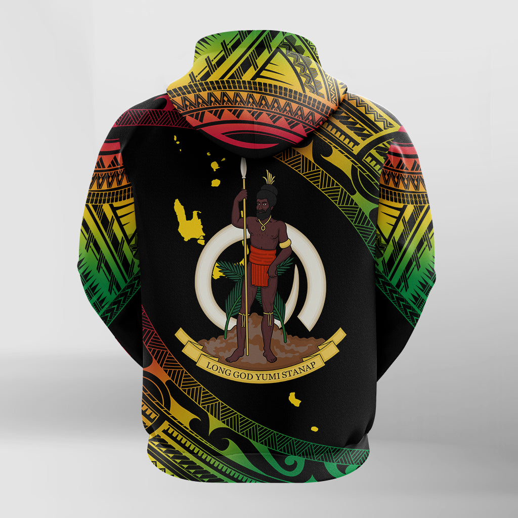 Vanuatu Proud To Be A Ni Van Polynesian Pattern Hoodie LT7