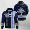 Tonga Tupou College Vaota Koula Zip up Hoodie LT7