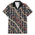 Hawaii Palaka Niihau Shell Lei Hawaiian Shirt Tropical Island Plaid Patterns DT05