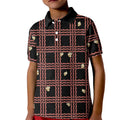 Hawaii Palaka Kahelelani Shell Lei Costume Kid Polo Shirt Plaid Patterns DT05