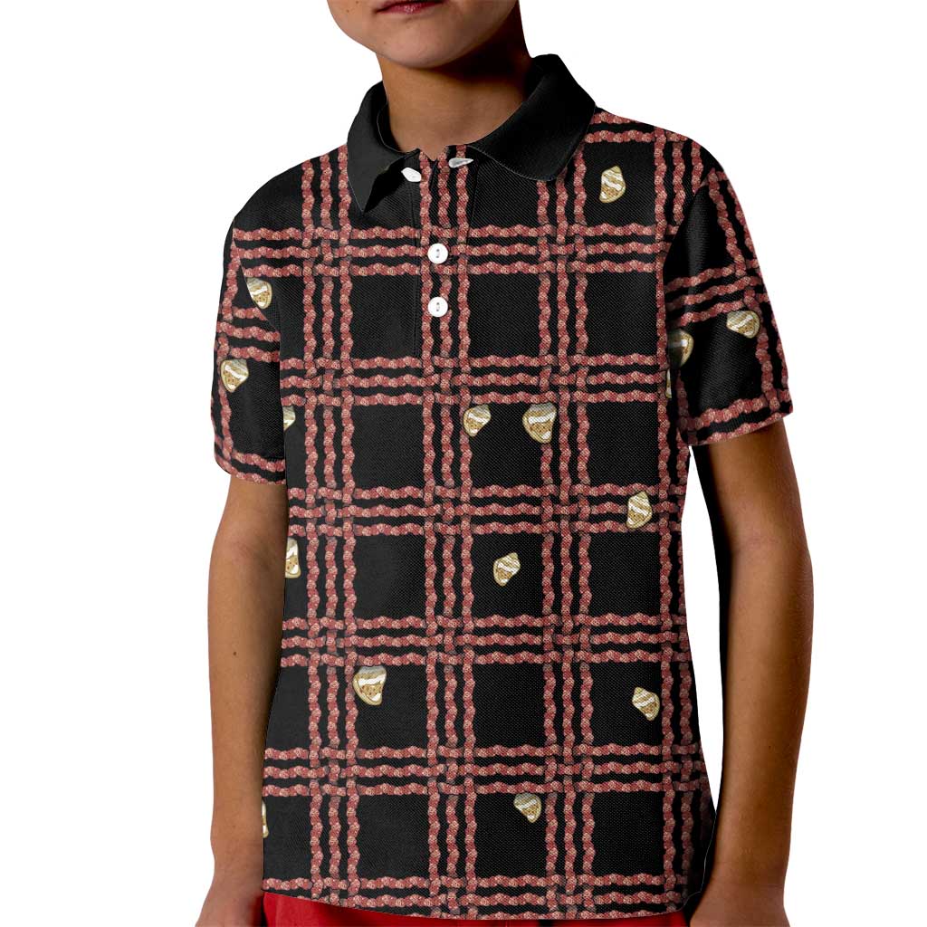 Hawaii Palaka Kahelelani Shell Lei Costume Kid Polo Shirt Plaid Patterns DT05