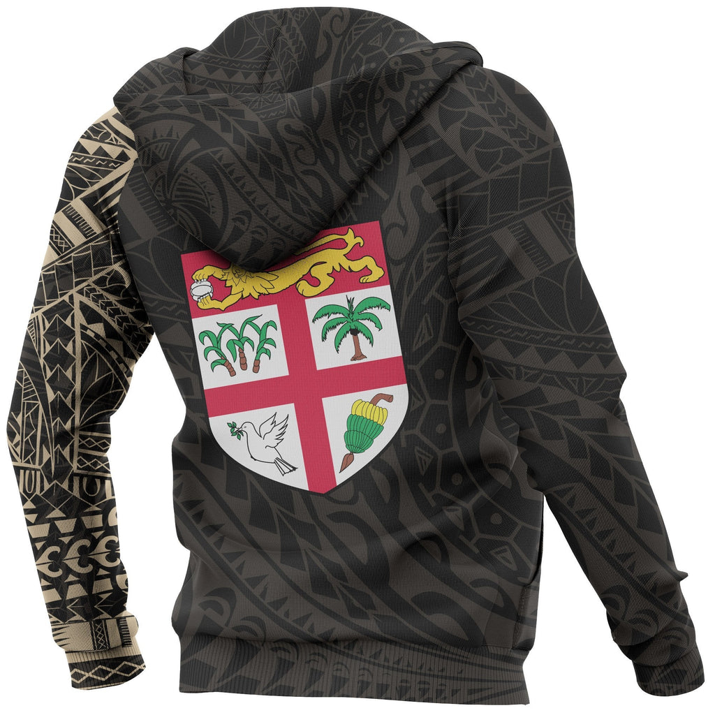 FIji Hoodie Fiji Polynesian Tattoo Style