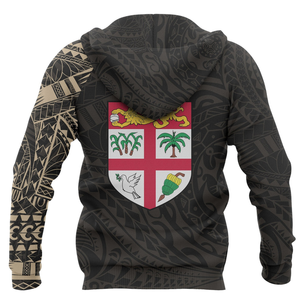 FIji Hoodie Fiji Polynesian Tattoo Style