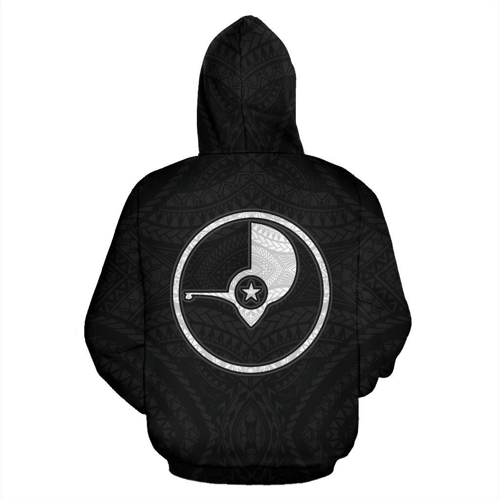 Yap Polynesian Zip up Hoodie Micronesia Yapese Warrior