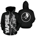 Yap Polynesian Zip up Hoodie Micronesia Yapese Warrior