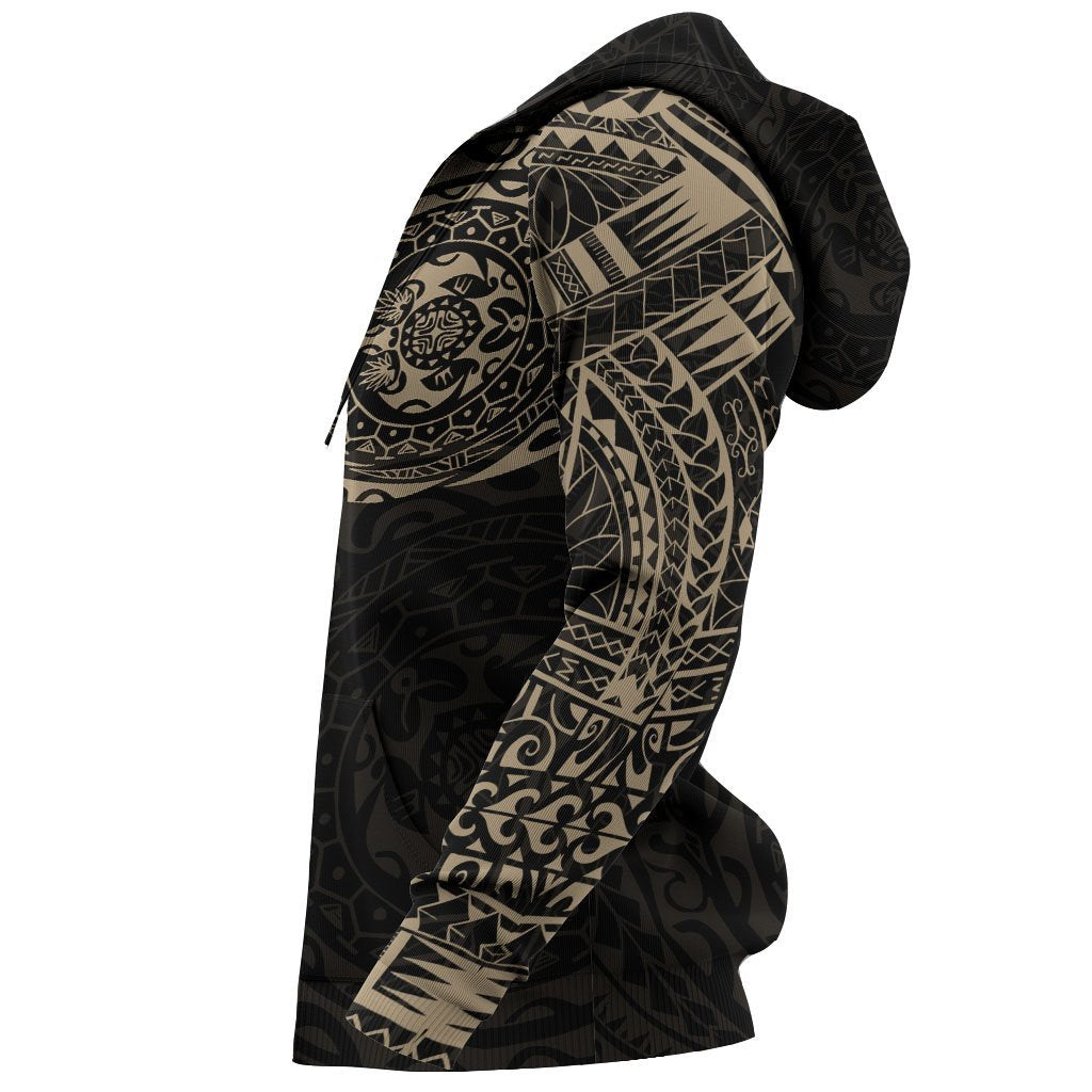 FIji Hoodie Fiji Polynesian Tattoo Style