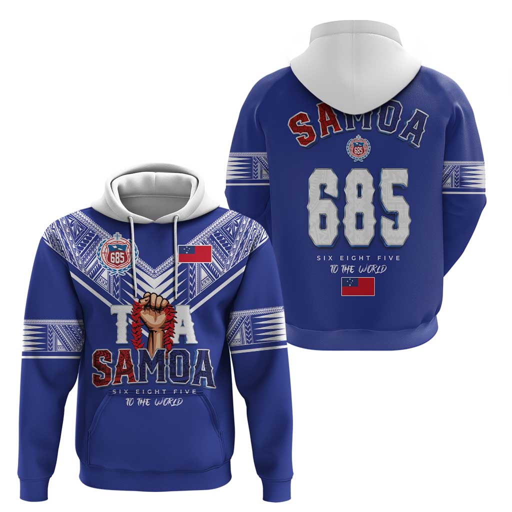 Toa Samoa Rugby Hoodie Six Eight Five to The World LT03
