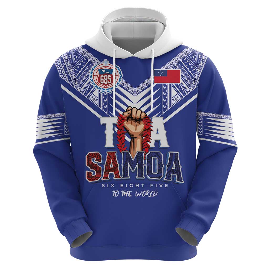 Toa Samoa Rugby Hoodie Six Eight Five to The World LT03