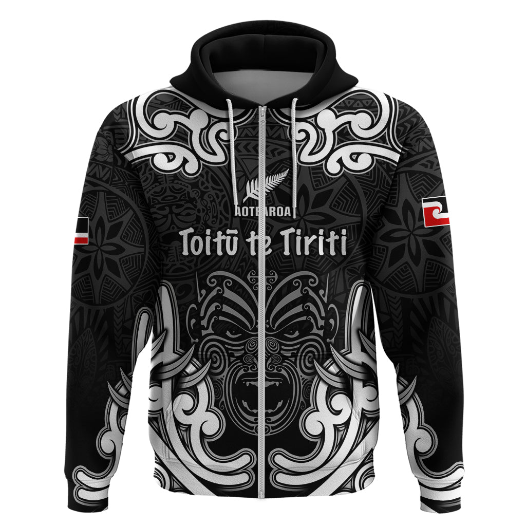 Personalised Aotearoa Hoodie Toitu Te Tiriti O Waitangi LT05