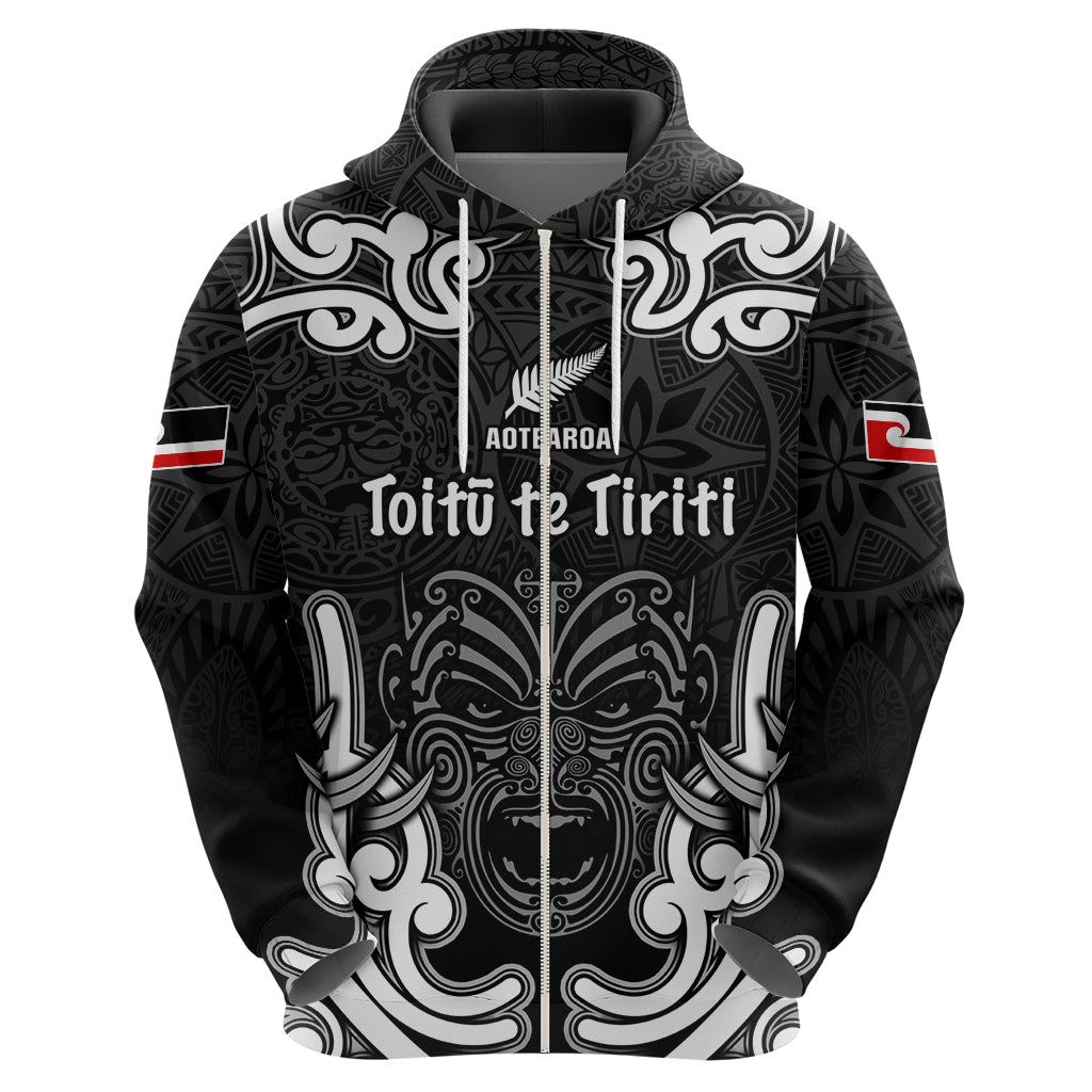 Personalised Aotearoa Hoodie Toitu Te Tiriti O Waitangi LT05