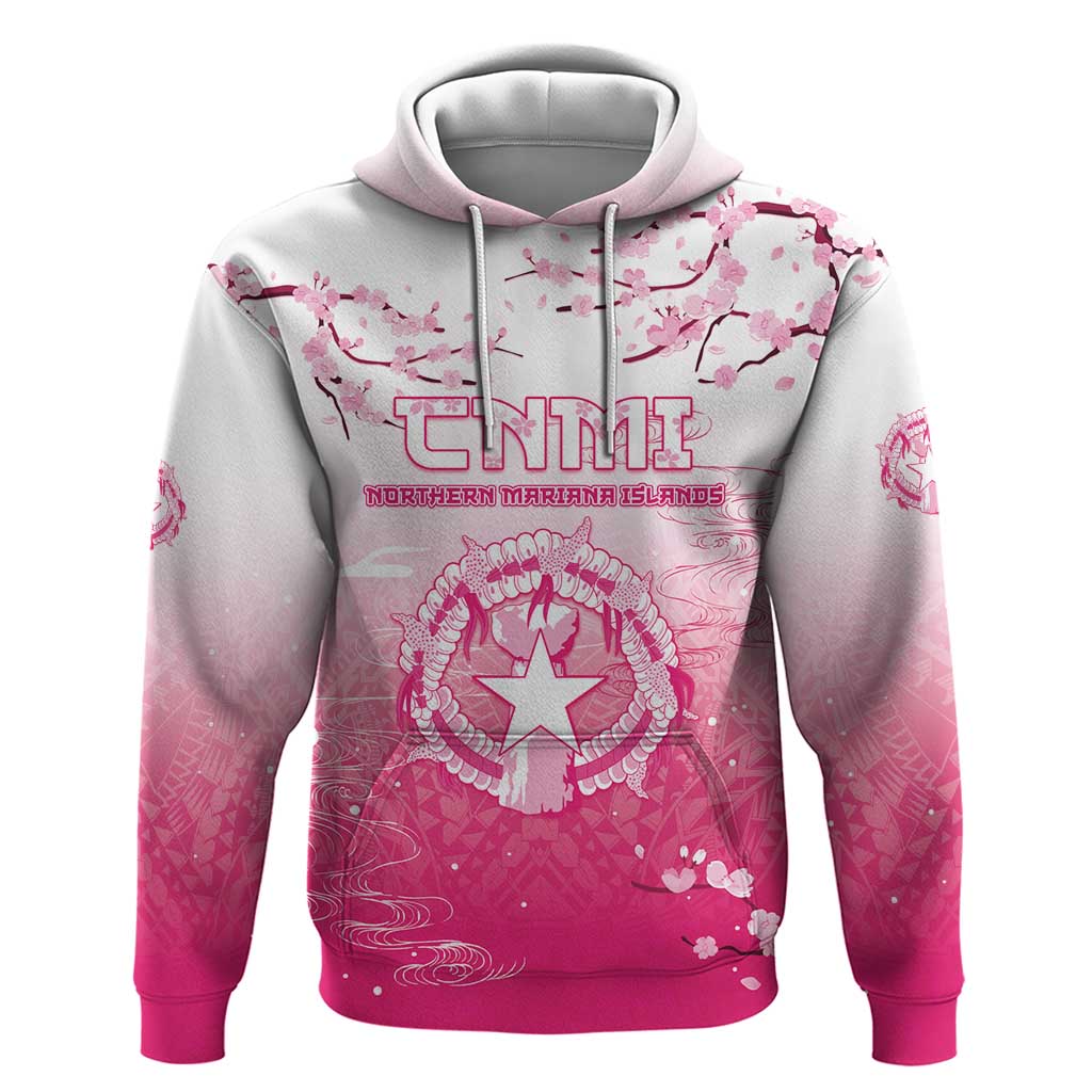 Personalized Sakura Marianas Hoodie CNMI Seal LT05