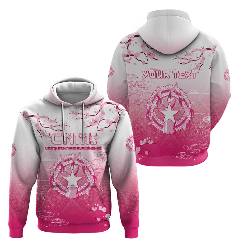 Personalized Sakura Marianas Hoodie CNMI Seal LT05