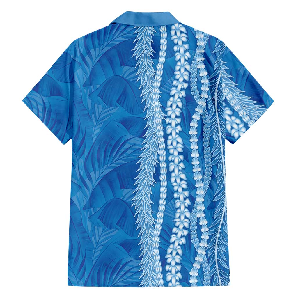 Hawaii Prince Kuhio Hawaiian Shirt Blue Hawaiian Lau Maia With Leis LT05