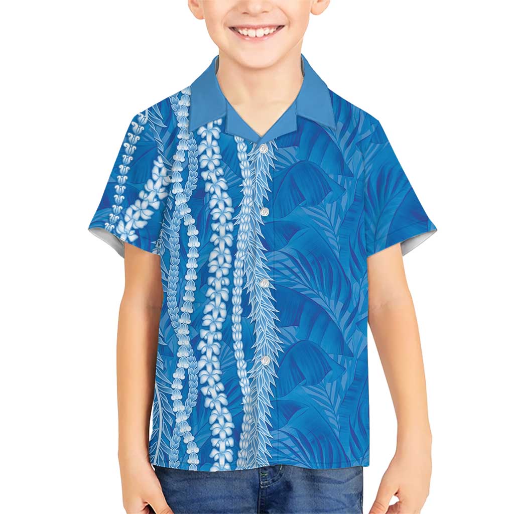 Hawaii Prince Kuhio Hawaiian Shirt Blue Hawaiian Lau Maia With Leis LT05