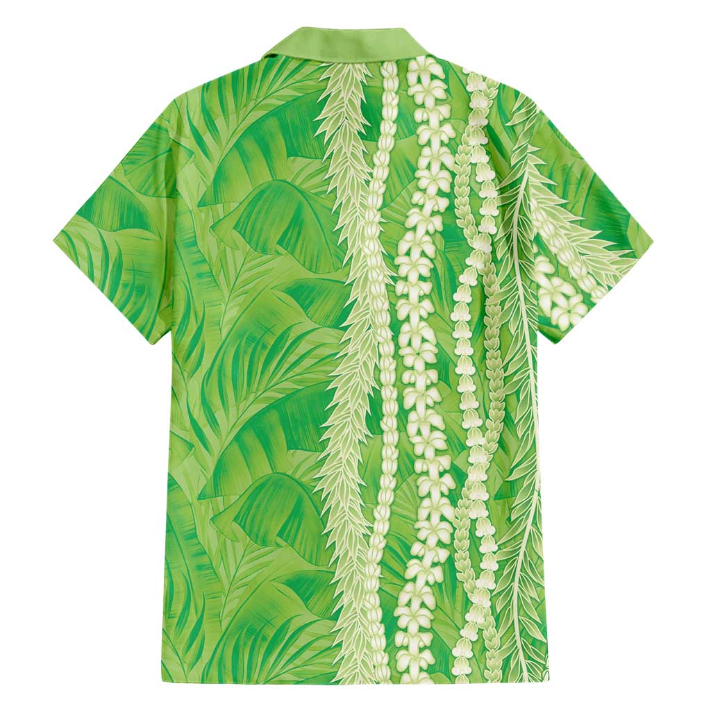 Hawaii Prince Kuhio Hawaiian Shirt Lime Green Hawaiian Lau Maia With Leis LT05