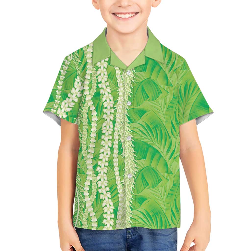 Hawaii Prince Kuhio Hawaiian Shirt Lime Green Hawaiian Lau Maia With Leis LT05