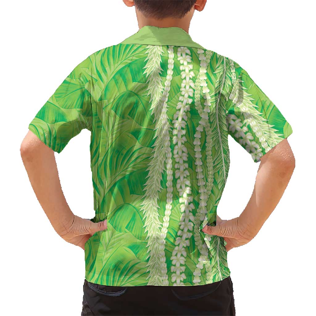 Hawaii Prince Kuhio Hawaiian Shirt Lime Green Hawaiian Lau Maia With Leis LT05