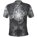 New Zealand Matariki Ururangi Polo Shirt Maori Moko Grey Galaxy LT05