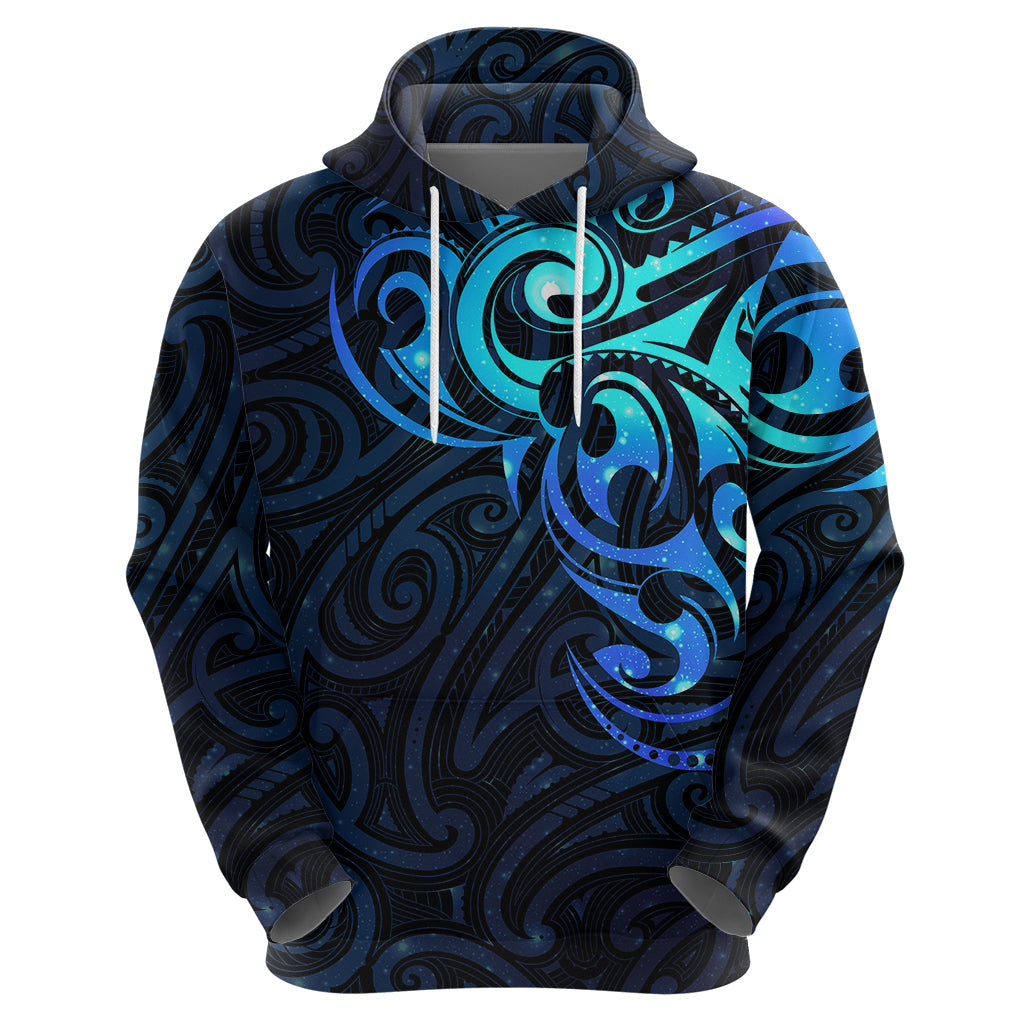 Matariki New Zealand Hoodie Maori New Year Galaxy Sky Blue LT6