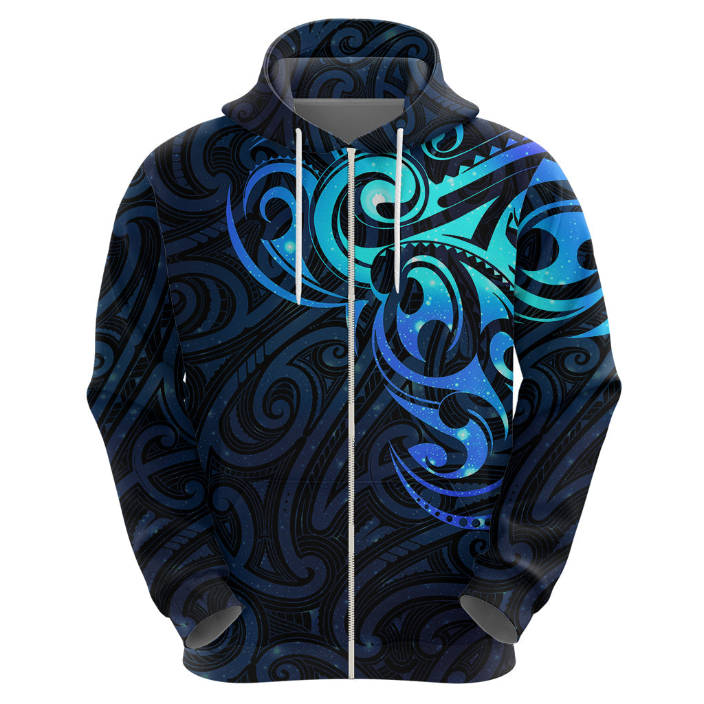 Matariki New Zealand Hoodie Maori New Year Galaxy Sky Blue LT6