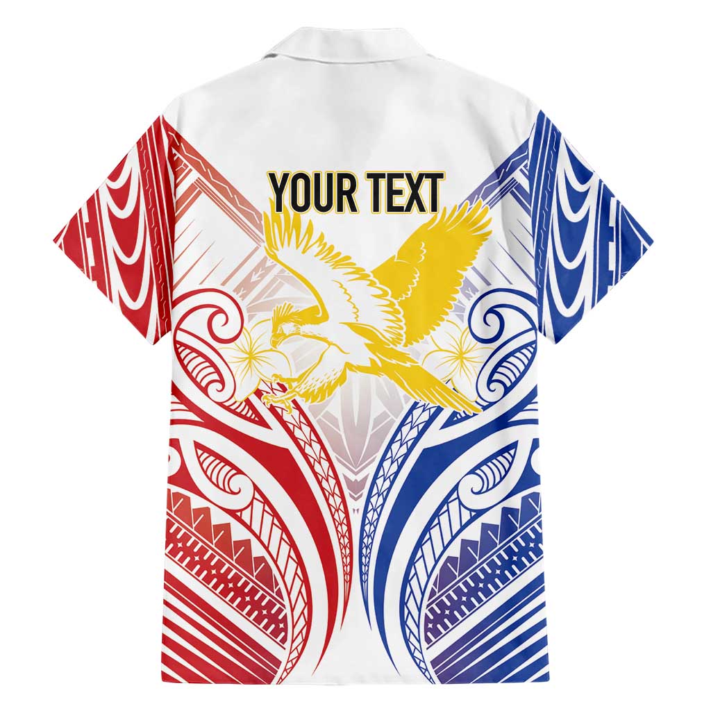 Philippines Tribal Sun Personalized Hawaiian Shirt Hunting Eagle LT7