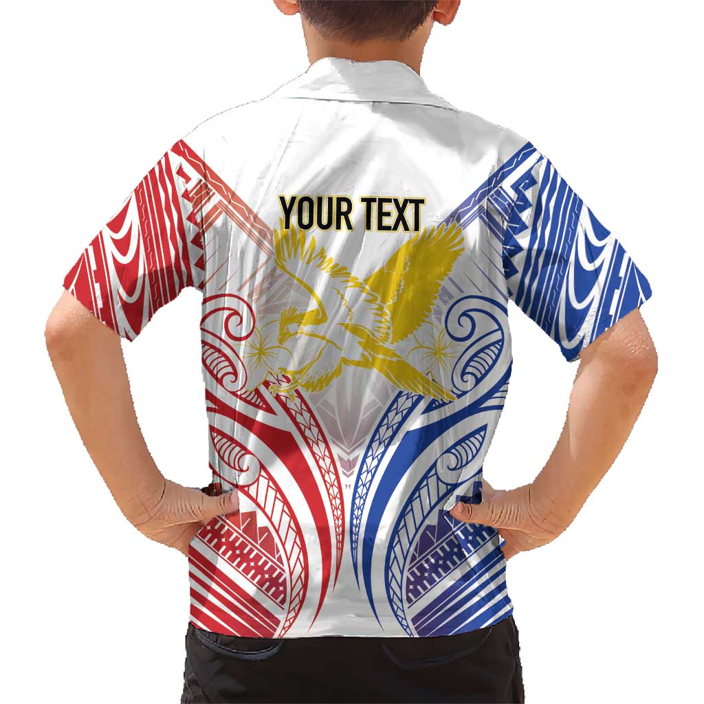 Philippines Tribal Sun Personalized Hawaiian Shirt Hunting Eagle LT7