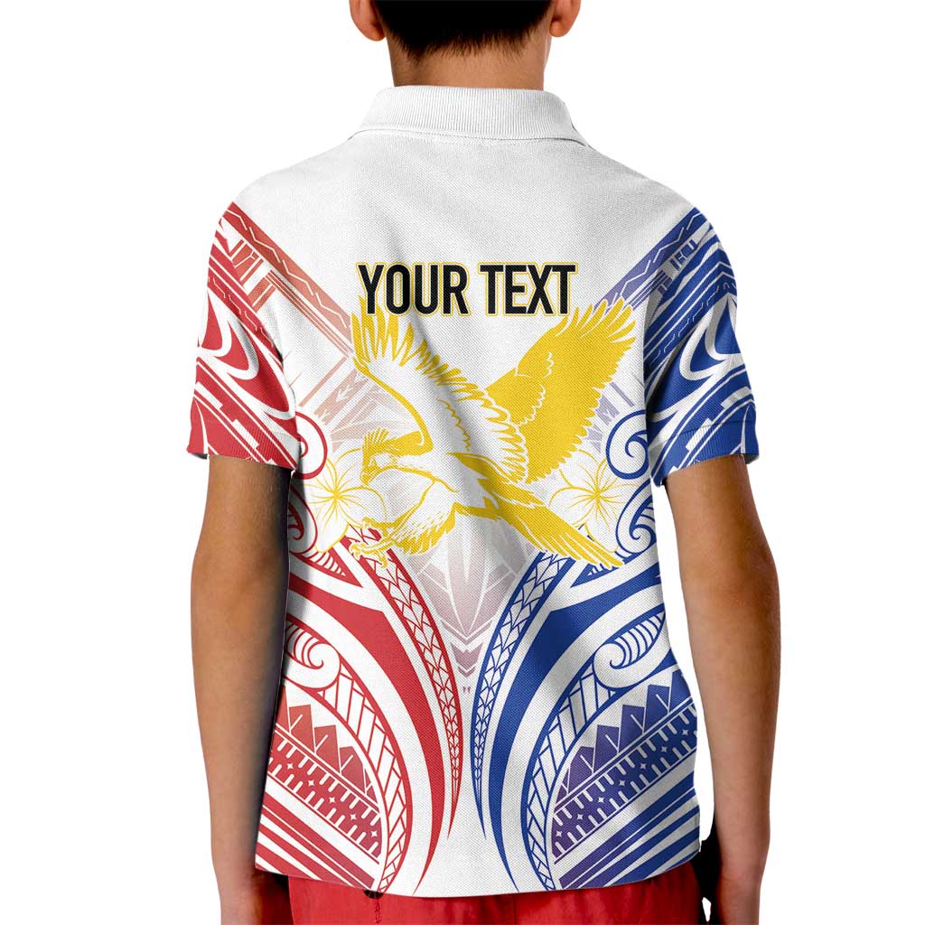 Philippines Tribal Sun Personalized Kid Polo Shirt Hunting Eagle LT7